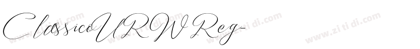 ClassicoURW Reg字体转换